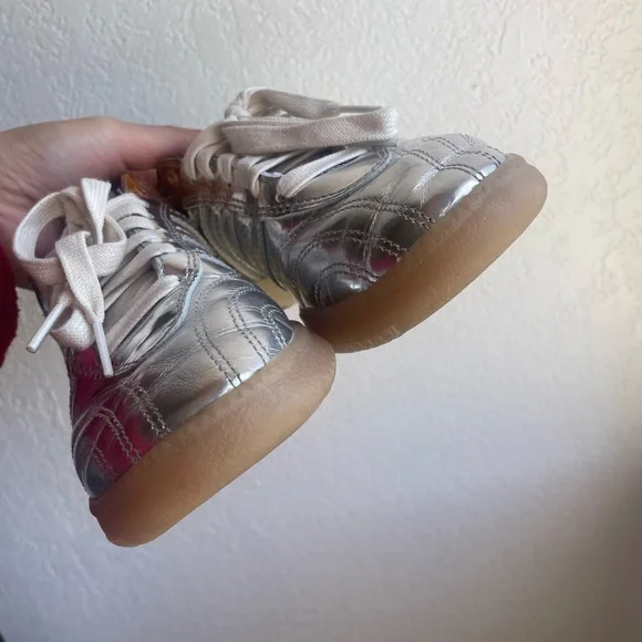 Adidas by Wales Bonner Metallic Samba Sneakers - Picture 4 of 13